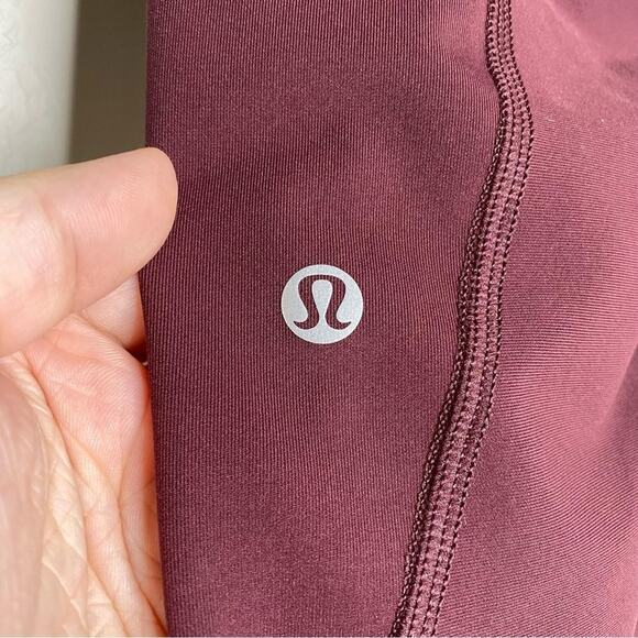 Lululemon Bordeaux Drama Tight Stuff Crop 15" 6 - Picture 8 of 10